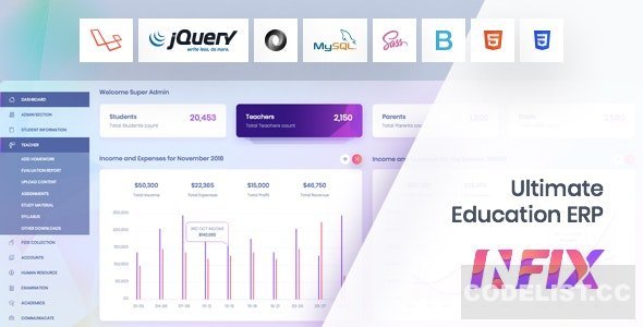 InfixEdu v9.0.3 – School Management System Software – nulled